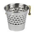 Stainless steel Washing Cup Dotted brass short handles - LEHADAR