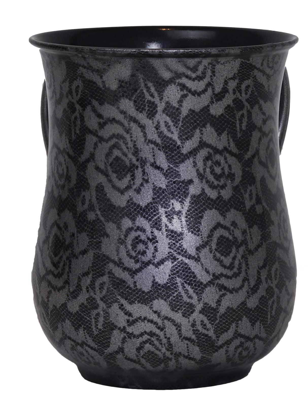 Washing Cup Stainless Steel Silver Flowers - LEHADAR