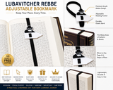 Lubavitcher Rebbe Bookmark Adjustable Chabad Seforim Marker