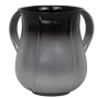 Washing Cup Black & White On Base - LEHADAR