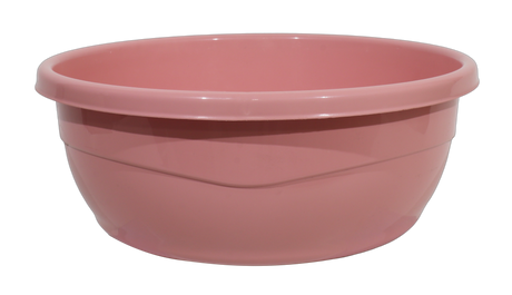 Plastic Washing Bowl Soft Pink (Case Quantity 60 PC) - LEHADAR