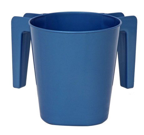Plastic Washing Cup Metallic Blue (Case Quantity 150 PC) - LEHADAR