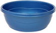 Plastic Washing Bowl Metallic Blue (Case Quantity 60 PC) - LEHADAR