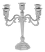 Candelabra 5 Light Silver plated Filigree 9 " - LEHADAR