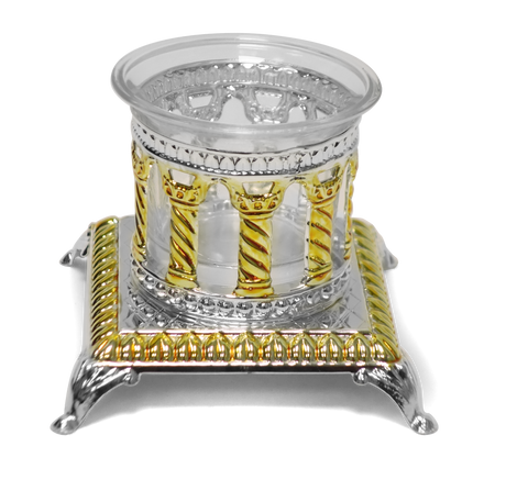 Salt Holder Royal Palace Design plated Single - LEHADAR