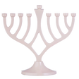 Classic Candle Menorah Ivory 7" - LEHADAR