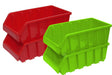 Set of 4 Plastic Storage Stacking Bins - LEHADAR