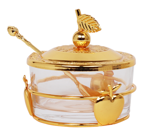 Honey Dish With Apple Shapes - LEHADAR