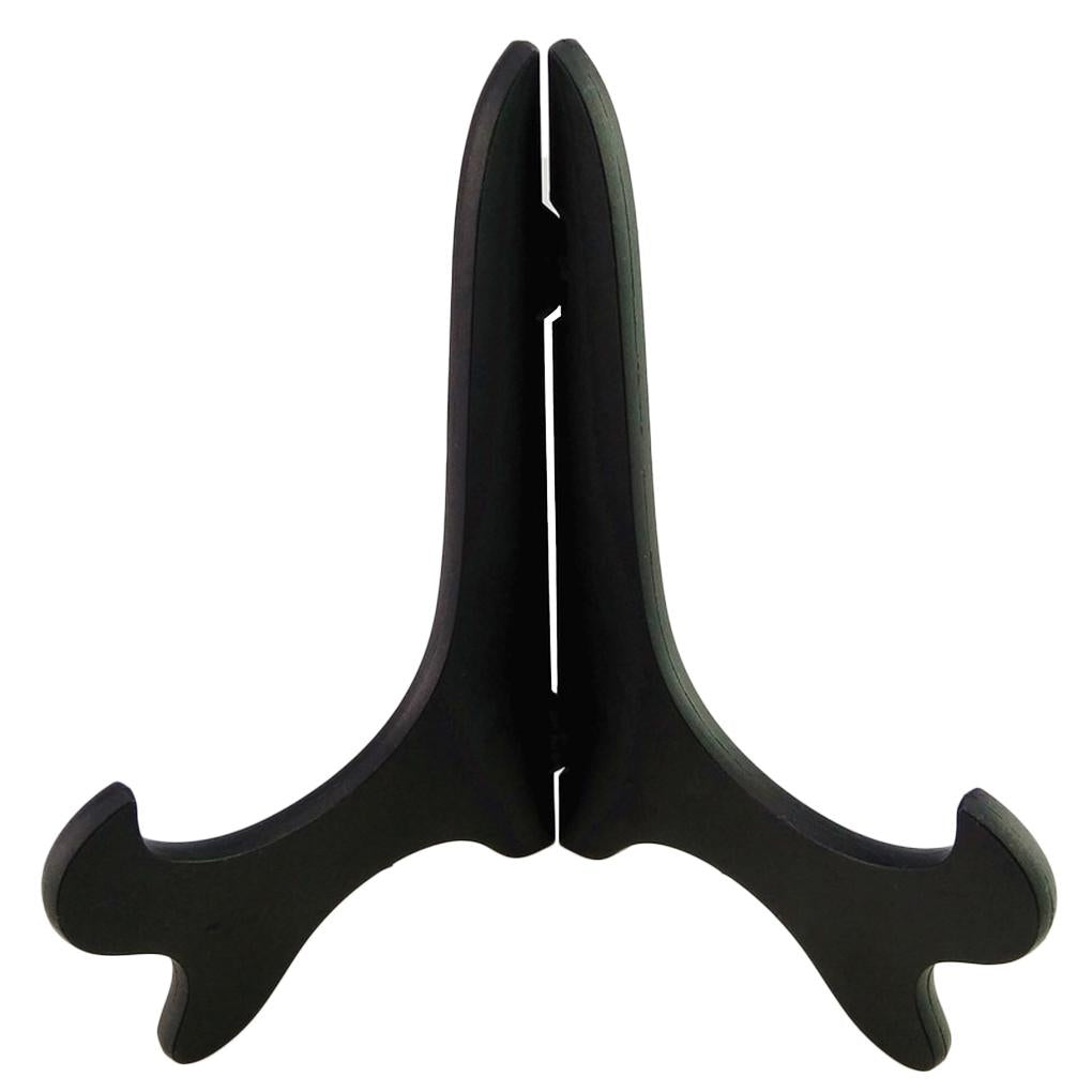 Plastic Easel Stand Black 9" For Plates and Boards