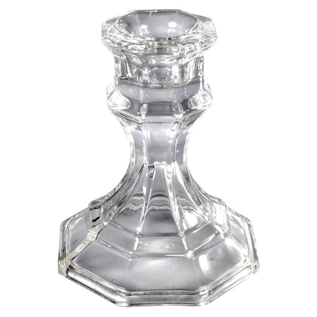 Glass Candleholder, 4" - LEHADAR