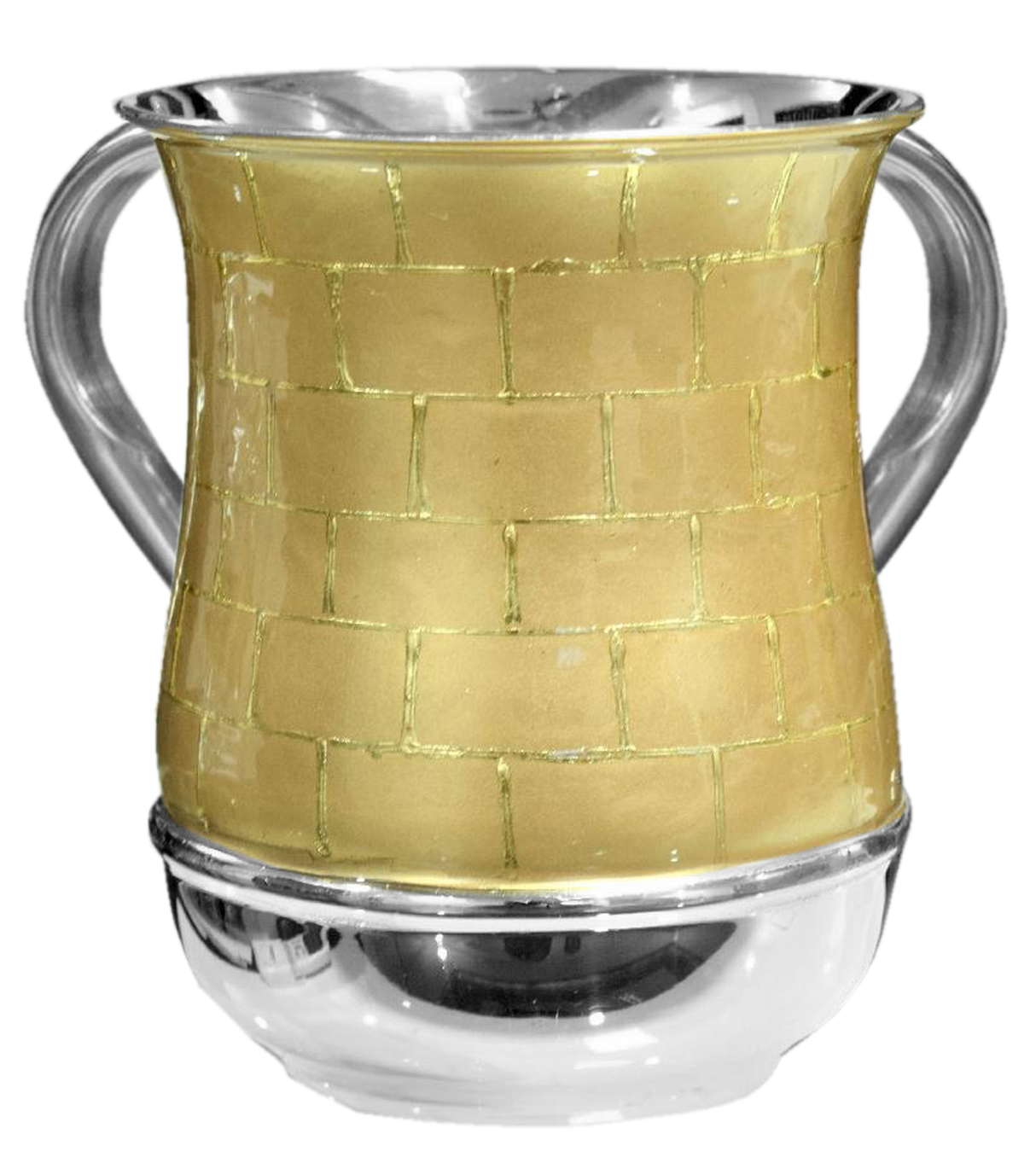 Stainless Steel Wash Cup - Golden Bricks - LEHADAR