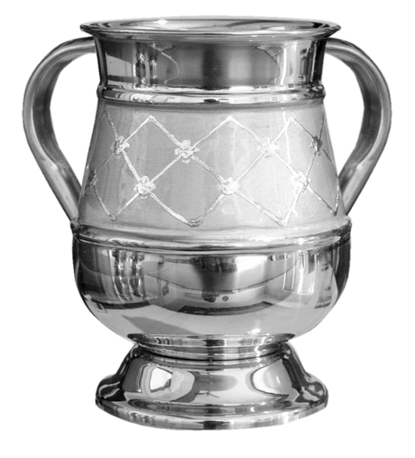 Stainless Steel Wash Cup - Silver Diamonds - LEHADAR