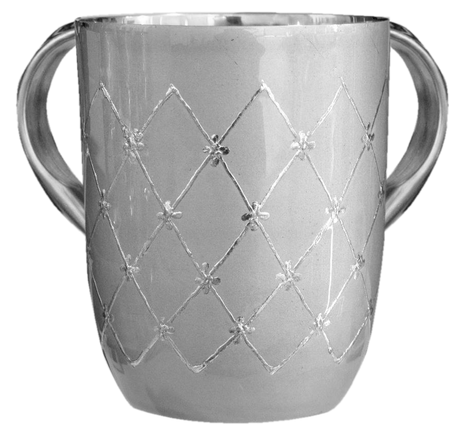 Stainless Steel Wash Cup - Diamonds - LEHADAR
