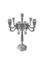Silver Plated Filigree Candelabra 11 Light 18" - LEHADAR