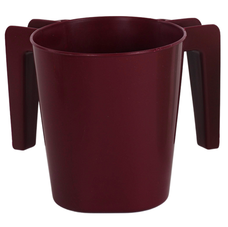 Plastic Washing Cup Bordeaux (Case Quantity 150 PC) - LEHADAR