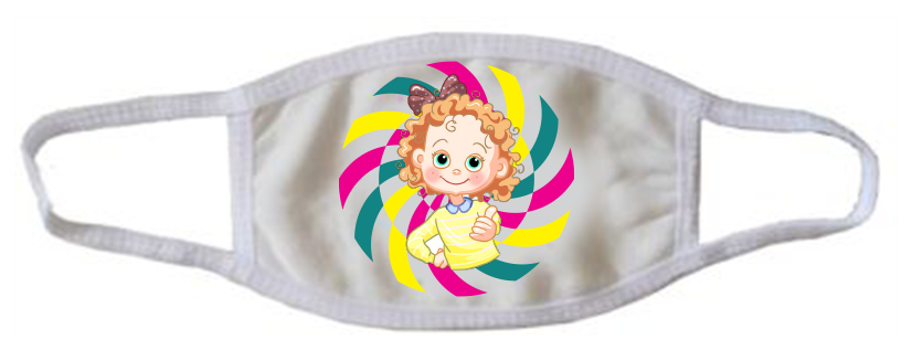 White Face Mask "Nachas Girl!" - LEHADAR