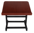 Mahogany Table Top Shtender with Metal Legs 12.5"H - Assembled - LEHADAR