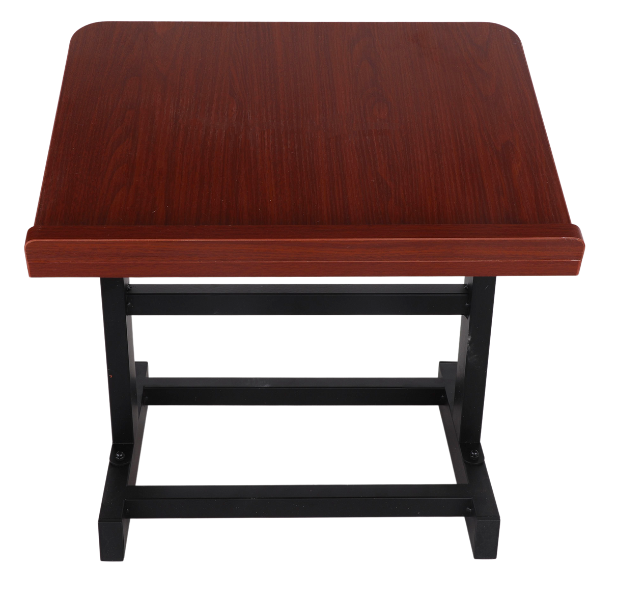 Mahogany Table Top Shtender with Metal Legs 12.5"H - Assembled - LEHADAR