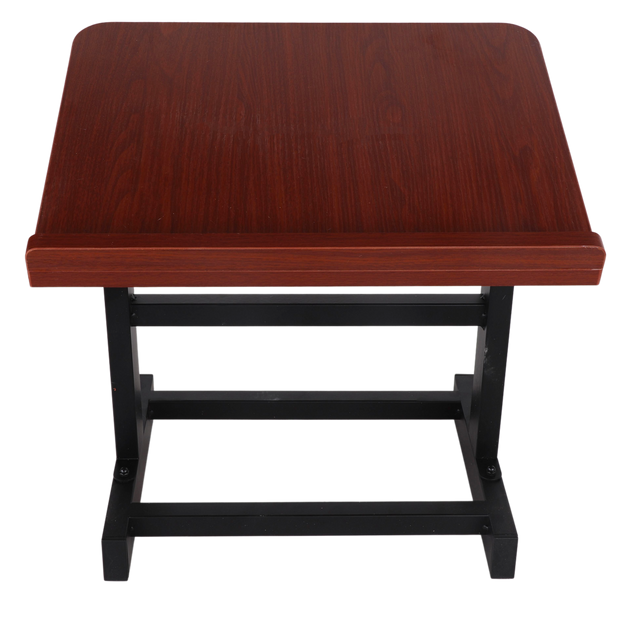 Mahogany Table Top Shtender with Metal Legs 12.5"H - Assembled - LEHADAR