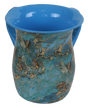 Blue and Beige Marble Washing Cup - LEHADAR