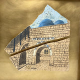 Rashbi (רשב״י) – One-of-One Handcrafted Travertine Stone Artwork