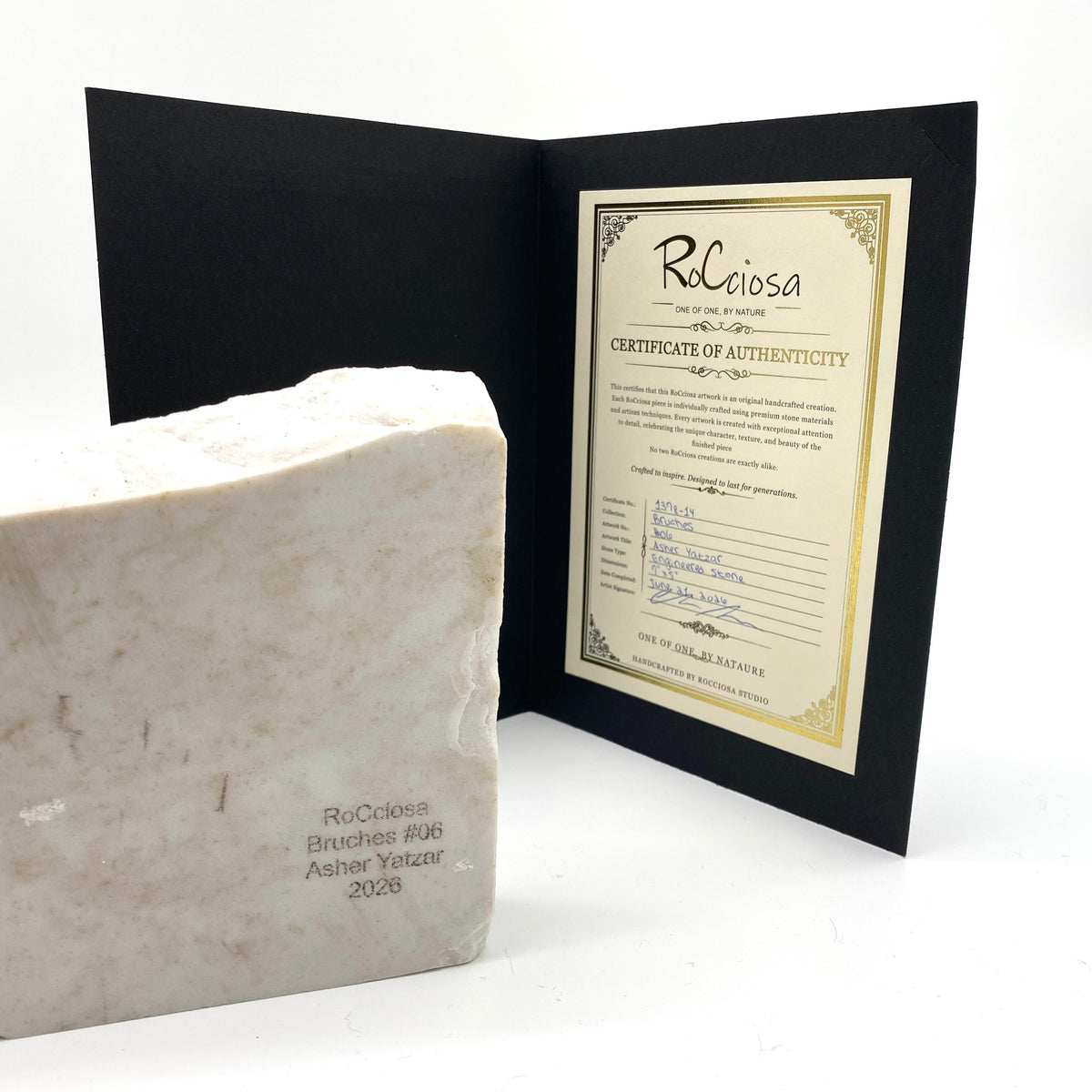 Asher Yatzar – אשר יצר | One-of-One Stone Judaica Artwork