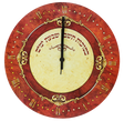 Tempered Glass Sukkah Clock Gold 12" - LEHADAR