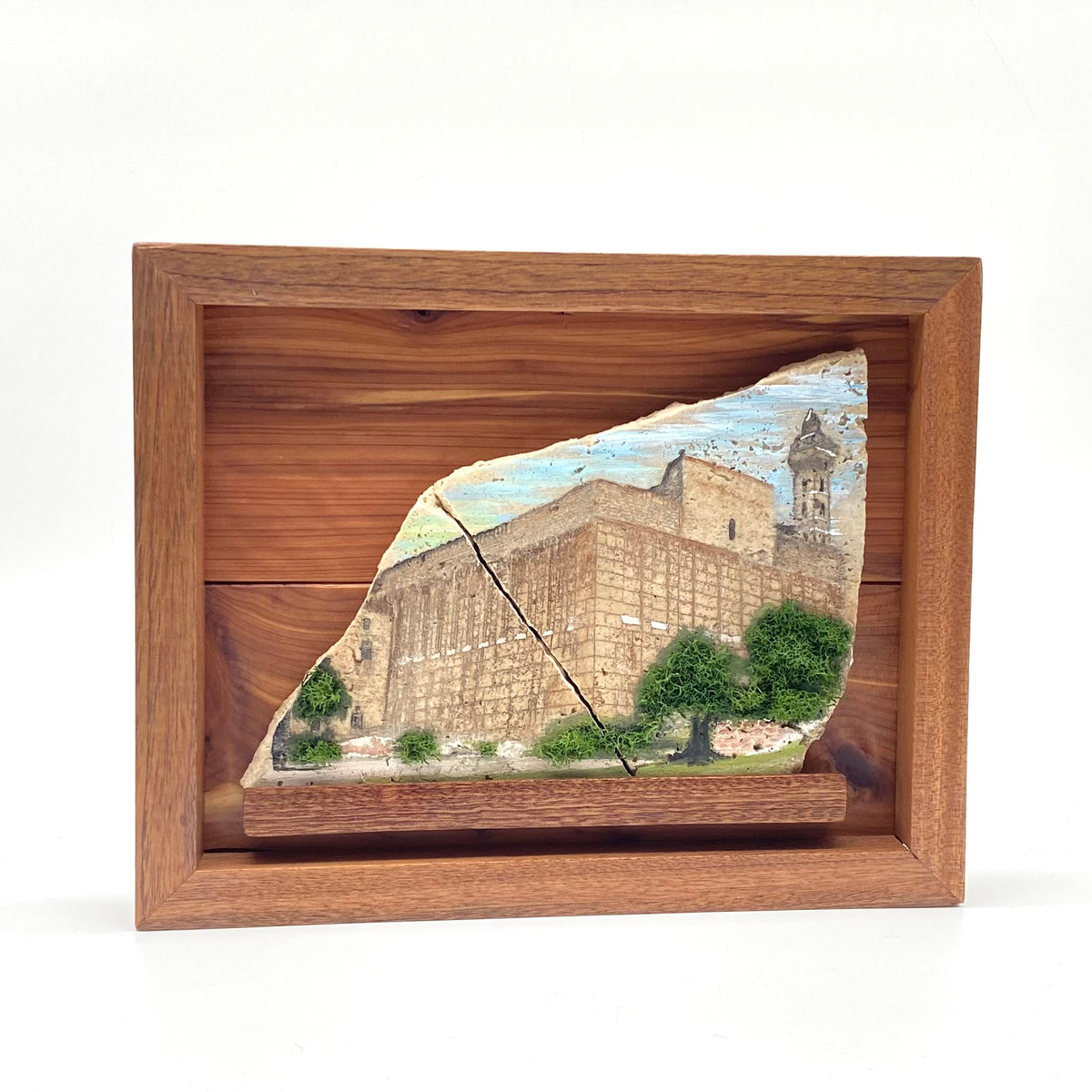 Me’arat HaMachpela (מערת המכפלה) – One-of-One Handcrafted Travertine Stone Artwork