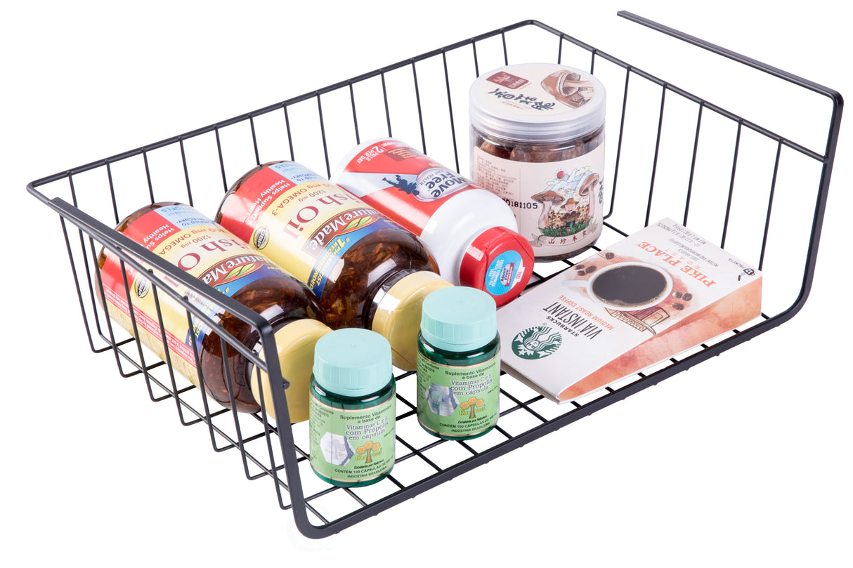 Hanging Under Shelf Metal Storage Basket - LEHADAR