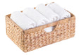 Foldable Natural Water Hyacinth Storage Bin, Small - LEHADAR
