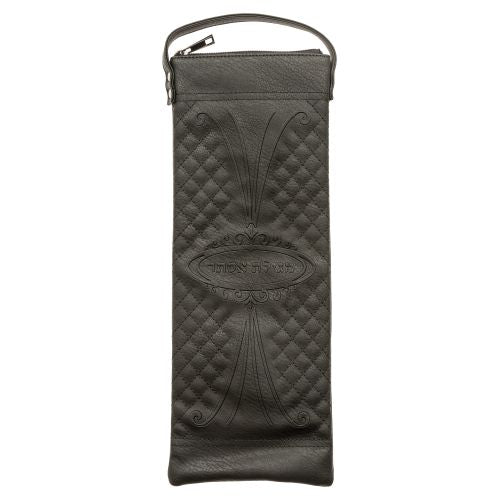 Black Leather Like Case for Megillahs Esther 16x5" - LEHADAR