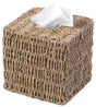 Natural Woven Seagrass Wicker Square Tissue Box Cover Holder - LEHADAR