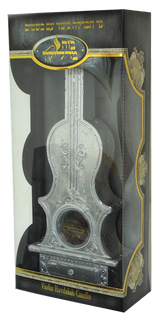 Mini Violin Havdalah Candle With Besomim 1x2.5"w x 7 "h - LEHADAR