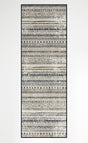 Deerlux Boho Living Room Area Rug with Nonslip Backing, Bohemian Tribal Print Pattern, 2.5 x 6.5 Ft Runner - LEHADAR