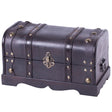 Small Pirate Style Wooden Treasure Chest - LEHADAR