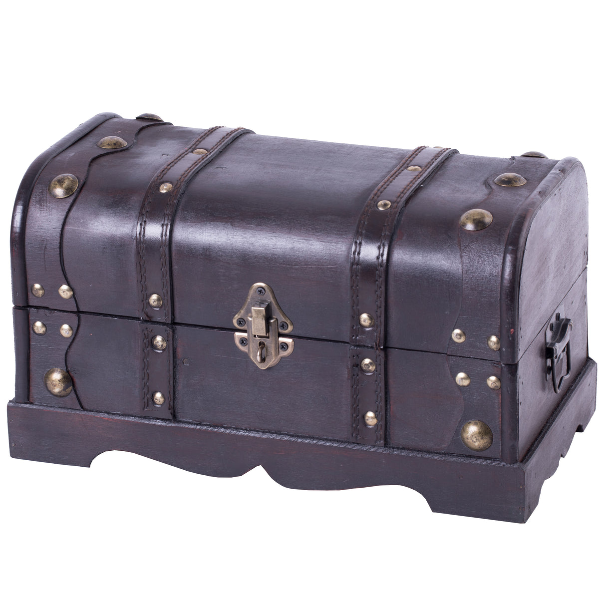 Small Pirate Style Wooden Treasure Chest - LEHADAR