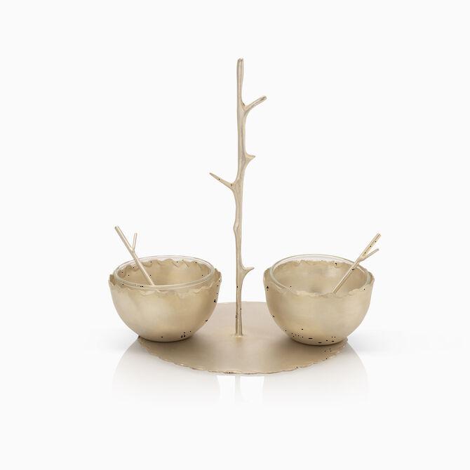 Salt & Pepper Dish Sp Almond Tree - LEHADAR