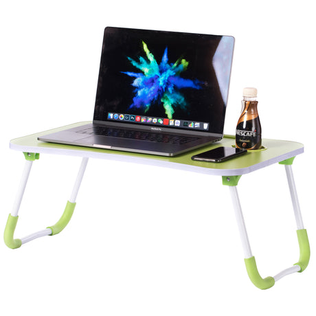 Bed Tray Laptop Foldable Table, Kids Lap Desk Homework Table, Green - LEHADAR