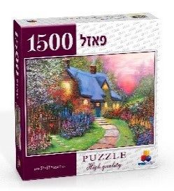 Floral cottage- 1500 pieces jigsaw puzzle - LEHADAR
