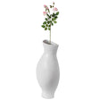 Decorative Split Vase Duo Floor Vase - White - LEHADAR
