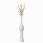 Unique Style 58.75 inch Tall Floor Vase for Entryway, Dining, or Living Room Decor, Elegant White Ceramic Tall Vase with Intricate Design, Contemporary Home Accent Piece, Modern Decorative Pottery - LEHADAR