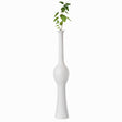 Unique Style 42.5 inch Tall Floor Vase for Entryway, Dining, or Living Room Decor, Elegant White Ceramic Tall Vase with Intricate Design, Contemporary Home Accent Piece, Modern Decorative Pottery - LEHADAR