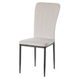Beige Modern And Contemporary Tufted Velvet Upholstered Accent Dining Chair - LEHADAR