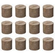 Natural Wooden Rustic Table Wood Place Card Holder, Set of Twenty-Four Pieces - LEHADAR
