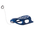 Outdoor Snow Sleigh Ice Sled Toy, Two Rider, Solid Hard Plastic with Pull Rope for Kids over 5 Years, Blue - LEHADAR