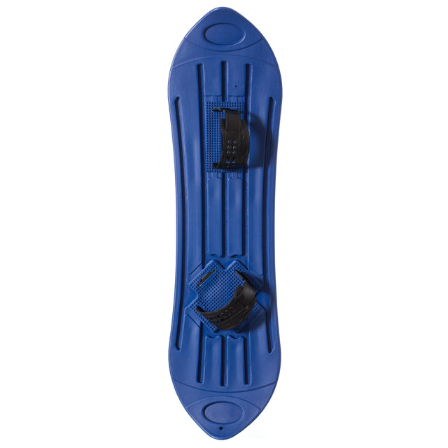 Kids Plastic Outdoor Snowboard Ice Sled, Single-Person, Kids over 5 Years, Blue - LEHADAR