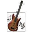 Hanging Metal Guitar Musical Note Wall Art Decor Sculpture for Home Bar Instrument - LEHADAR
