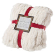 50 in. x 60 in. Rached Faux Fur Cozy Throw Blanket - Decorative Plush Blanket for Sofa and Bed, Soft and Comfortable Home Accent, Stylish Living Room and Bedroom Decor, Warm Winter Blanket, Cream - LEHADAR