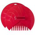 Decorative Pair of Leaf Scoops, Hand Rakes for Lawn and Garden Cleanup, Red - LEHADAR