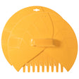 Decorative Pair of Leaf Scoops, Hand Rakes for Lawn and Garden Cleanup, Yellow - LEHADAR